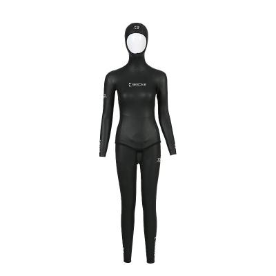 China BESTDIVE Yamamoto Neoprene Womens 3mm Long Sleeve SCS Antibacterial Hooded Classic Wetsuits For Freediving for sale