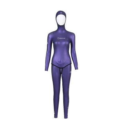 China BESTDIVE Yamamoto Neoprene Womens 3mm Long Sleeve SCS Antibacterial Hooded Classic Wetsuits For Freediving for sale