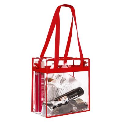 China Clear PVC Tote Bag With Zipper Closure Cross - Body Alibaba Bestsellers PVC Bagfor Promotion Clear Messenger Shoulder Bag With Adjustable Strap for sale