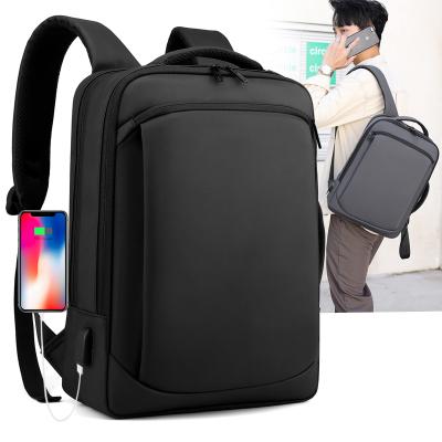 China With USB Custom Design Travel Business Laptop Backpack Bag With USB Charging Port for sale