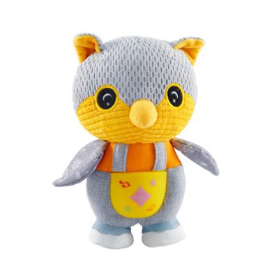 China Lovely Soft Cozy Customized Doll Toy Stuffed Jollybaby Cozy Musical Light Soft Plush Animals for sale