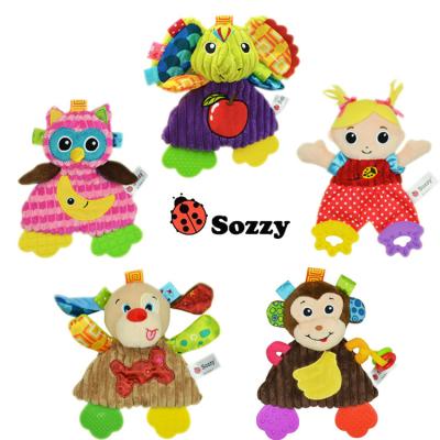 China Eco - Friendly Material Sensory Exploration Teething Relief Animal Teether Toys for sale