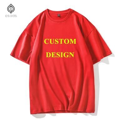 China Oversized Neck Short Sleeve Anti-Wrinkle T-shirt O Graphic Tee Plus Size 100%Cotton Black Drop Shoulder Summer Women Tops for sale