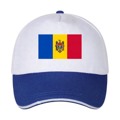 China Wholesale JOINT Moldovan Campaign Baseball Cap Buckle Embroidered Sports Hats 2021 Hat Election Moldova Flag Hat for sale