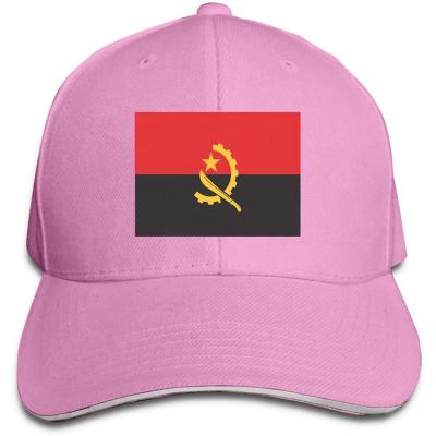 China JOINT Custom Snapback Hat Fashion Popular Cotton Snapback Hat Embroidery 3d Baseball Cap Angola Flag Angola Hat for sale