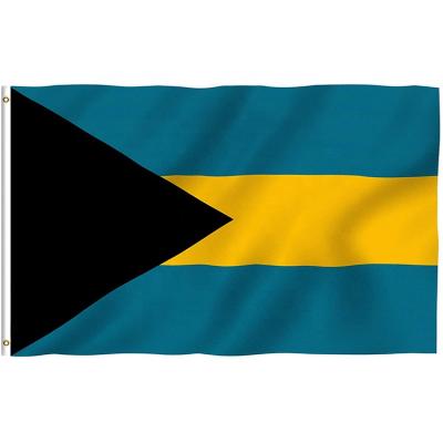 China Custom Healthcare Institutes New Arrival Polyester Bahamiano Flag 3' X 5' Pi Bahameno Flag Banner Bahamas Flag for sale