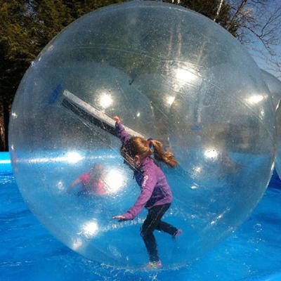 China Sports Toy In Stock Clear Inflatable Water Ball For Water Pool Games for sale