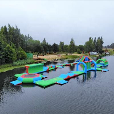 China 2019 New Lake Floating Inflatable Water Park For Lake/Aqua Inflatable Water Games Manufacturer for sale