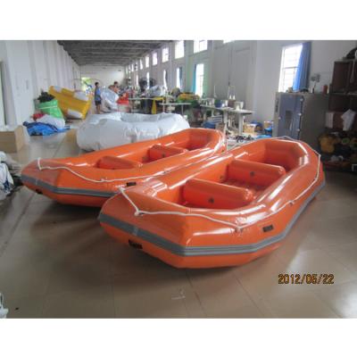 China Orange River 4 Person Color River Transporter Boat For Sale for sale