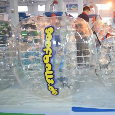 China 0.7mm Human Sized TPU TPU Soccer Bubble / Inflatable Soccer Body Zorb Ball For Sale for sale