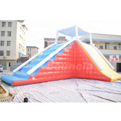 China 0.9mm PVC Tarpaulin Inflatable Action Tower / Inflatable Floating Tower For Sale for sale