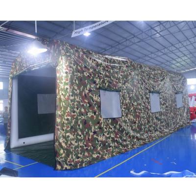 China 0.6/0.9mm PVC Tarpaulin Large Air Sealed Camouflage Tent With PVC 5+ Person Tent, Air Tight Tarpaulin Fabric For 10mx4mx4m Military NC 0.7CBM; simple GUA for sale