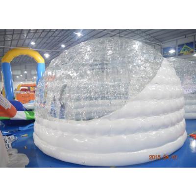 China Toy Igloo Inflatable Clear Bubble Inflatable Tent For Trade Show for sale