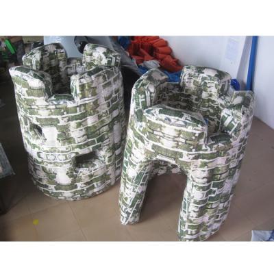 China PVC Tarpaulin Paintball Obstacle for Paintball Field, Air Bunker for Shooting Games for sale