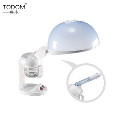 China Ion OEM ODM Beauty Salon Home Use 2 in 1 Professional Face and Hair Ozone Hair Spa Steamer Machine Hair Steamer for sale