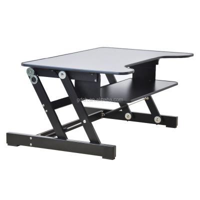 China PANEL table portable wooden desk folding adjustable laptop riser, standing desk for sale