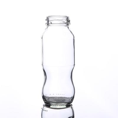 China Beverage Factory Wholesale White Small Glass Bottles For Beverage for sale