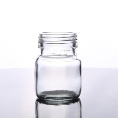 China Reusable Gift 80ml Honey Spice Packing Customized Food Glass Jars for sale