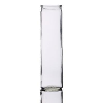 China Home Decoration Factory Supply Large Quantity Tall Round Glass Candle Holder for sale