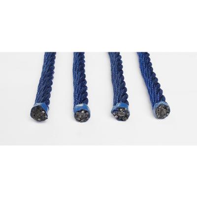 China Anti-UV 16mm 6-strand Playground Combination Rope + IWRC for sale