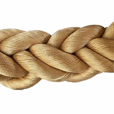 China Anti-UV 120mm 8 strand Big polyester mooring rope for playground for sale