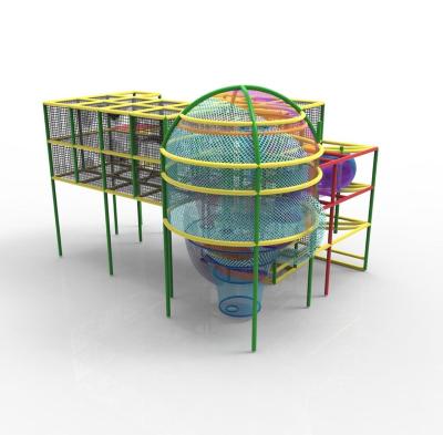 China Anti-UV Net based soft play climbing net playground equipment for kids amusement park for sale