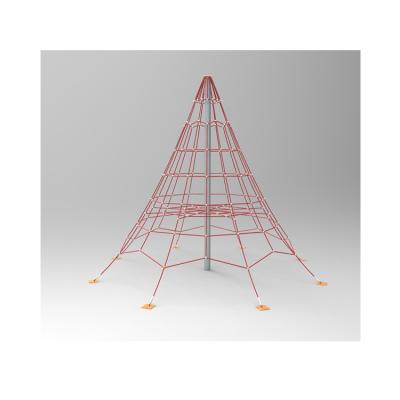 China Indoor commecial amusement park Outdoor commercial pyramid climbing net playground for park for sale