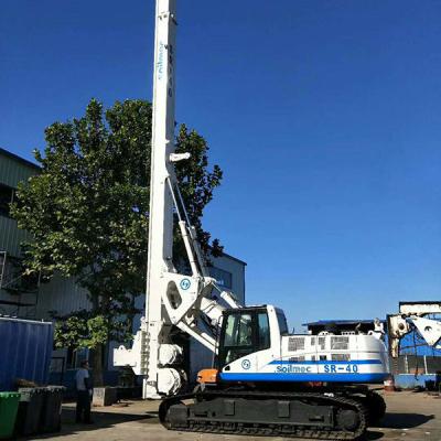 China Soilmec SR40 Used Drilling Rig CAT Base And Engine Max Drilling Depth 50M Diammeter 1500mm for sale