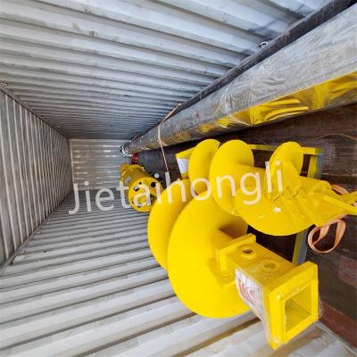 China Flat Earth Rock Drilling Auger Single Cut And Double Cut Conical Auger Bucket for sale