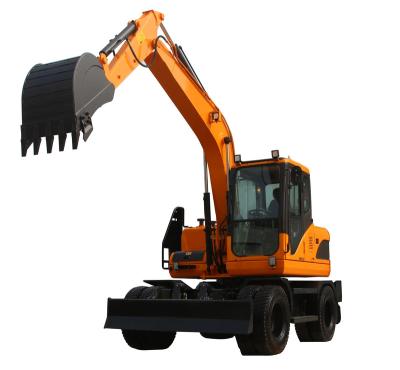 China energy & LICH Mining Sales 3 Ton Mini Small Hydraulic Wheel Excavator Wheel Digger With Parts for sale