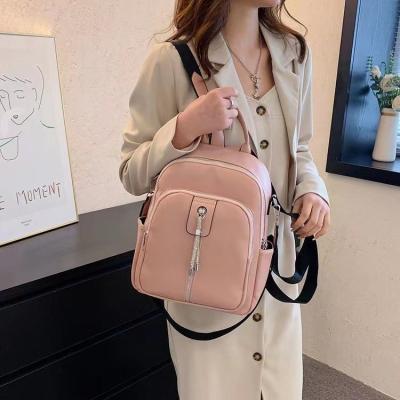 China 2022 SY New Arrival Waterproof Fashion Trending PU Leather Lady Bags Backpack Cute Small Girls Travel School Backpack For Women for sale