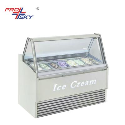 China â ‰ ¤ 22â „ ƒ Used Glass Door Ice Cream Display Freezers Price for sale