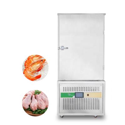 China New Design Frozen Food Machine Cake 220L Seafood Air Jet Shock Freezer for sale