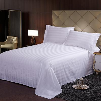 China Wholesale disposable luxury white sabanas hotel bed sheet five star Egyptian cotton linen linen sheets for hotel and home use for sale