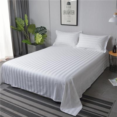 China Nondisposable Luxury Bedding Set Queen 400Tc King Size Bed Linen Twin Hotel Fitted 100% Cotton Bed Sheet for sale