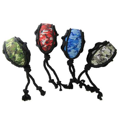 China Durable high quality pet camouflage doy oxford for dog play fish shaped dog toy for sale