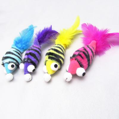 China Viable Pet Toy Cat Toy Fish Trained For Cat Play With Good Material 4 Color Optional for sale