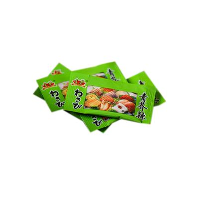 China Wholesale new products sushi food and seafood wasabi sticks 3G in sachet wasabi horseradish for seafood for sale