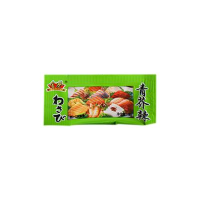 China Cheap and Delicious 3G Wasabi Seafood Sushi Food and Paste in Small Sachet Wasabi Stick Sachet for Sushi Chains for sale