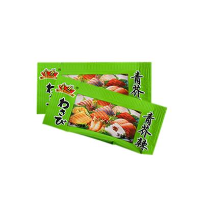 China Sushi food and seafood 3G wasabi sticks packs premium fresh bulk in plastic bag for sushi seafood for sale