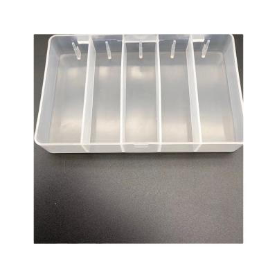 China Wholesale 12x8x2cm PC 5 Bars Hanging Lua Box Tool Box To Fit 5 Baits Fishing Tackle Box for sale