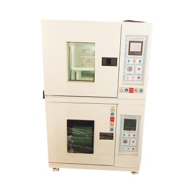 China Easy operation constant temperature and humidity test double-testroom chamber for battery electronics plastic can be customized for sale