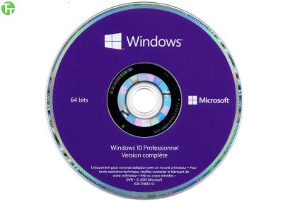 China Chave genuína do OEM X20 do multi bocado do software 64 do OEM de Windows 10 pro Windows das línguas à venda