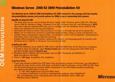 China Windows OEM Software Product Key Codes For Server 2008 OEM Enterprise , Server 2008 Datacenter for sale