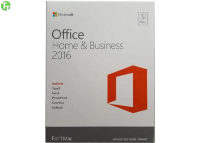 China Genuine Microsoft Office Home & Business 2016 for Mac One Product Key Card PKC 1 Mac for sale