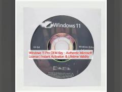 Windows 11 Pro OEM Key - Authentic Microsoft License | Instant Activation & Lifetime Validity