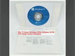 Win 11 Home Windows OEM Software 64 Bit DVD Retail Online Activation