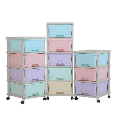 China Huizhong Style Sustainable Modern Plastic Fruit Vegetable Sundries Storage Drawer / Storage Cabinet for sale