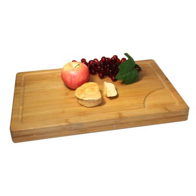 China Sustainable Professional Bamboo Cheese Board Bamboo Cutting Board LG-CC043 Bamboo Serving Dish for sale