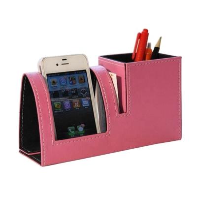 China High Quality Custom Made Remote Control Pen Holder Cell Phone Desktop Organizer LG-B042 for sale